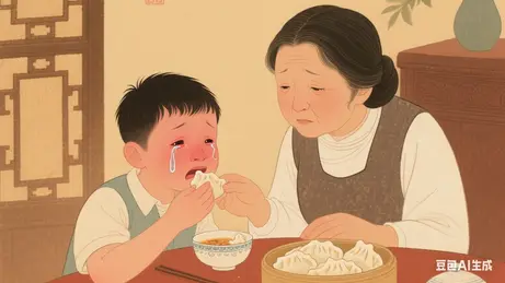 图片[5]-母亲喂饺送儿参军有寄-诗榜