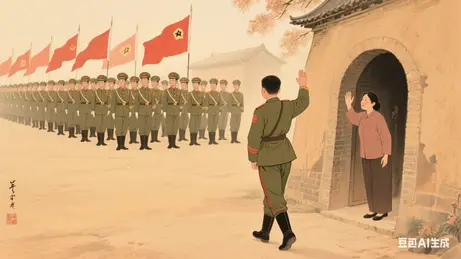图片[6]-母亲喂饺送儿参军有寄-诗榜