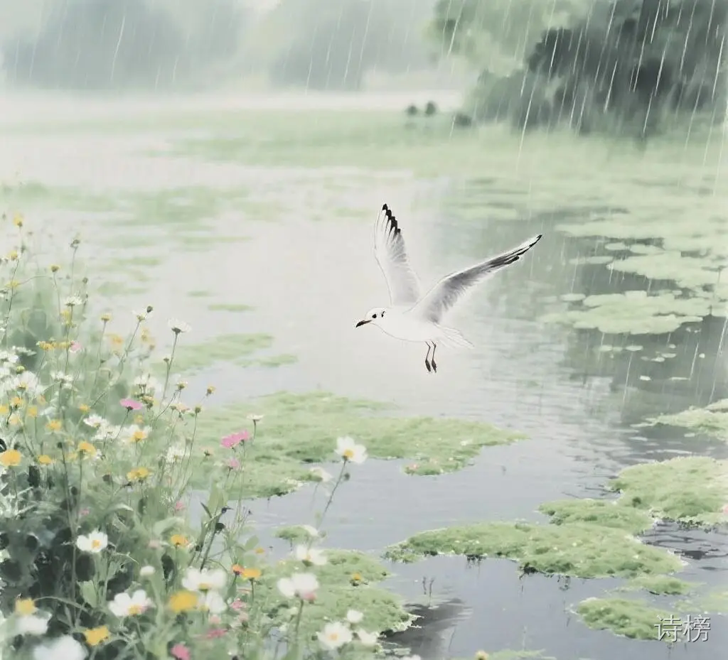 图片[1]-雨天望湖-诗榜