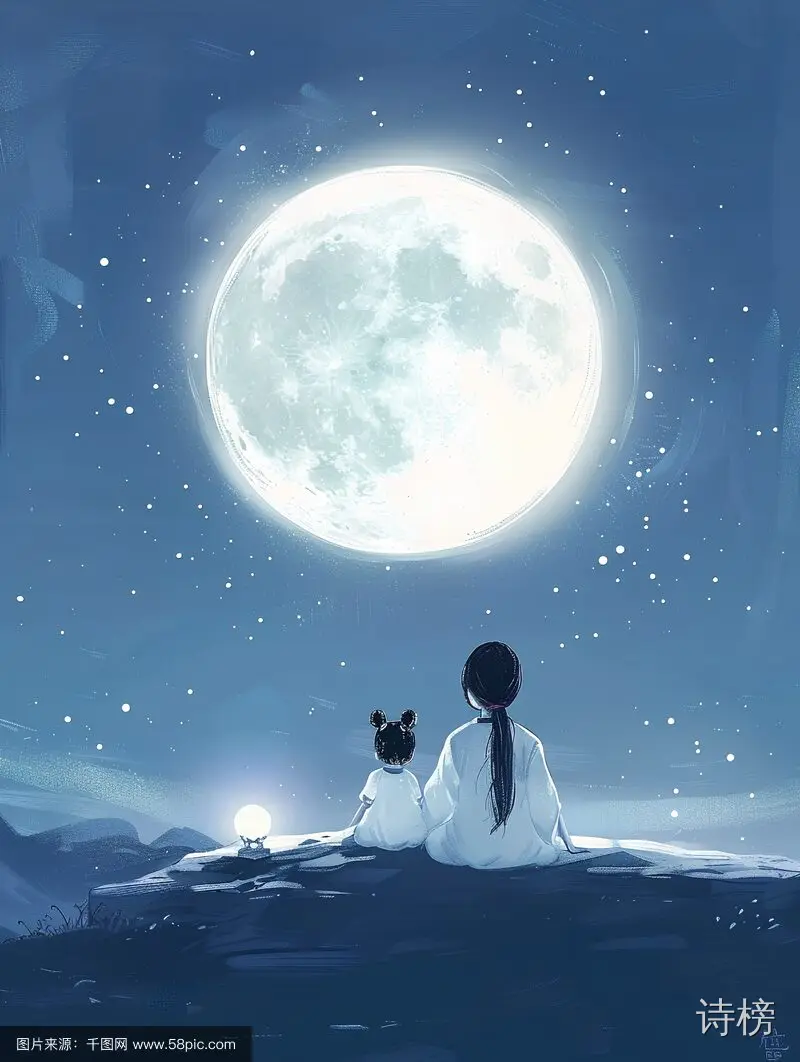 图片[1]-与妈妈夜坐-诗榜