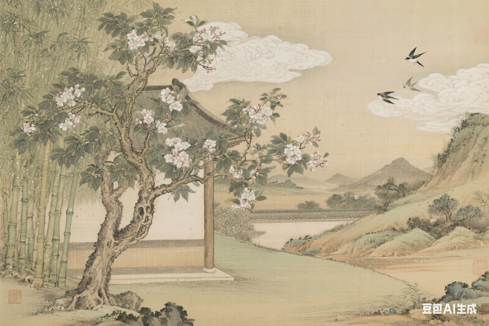 寻隐者不遇见杜梨花开-诗榜